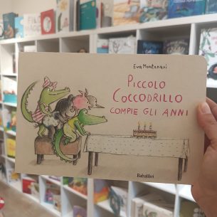 Piccolo coccodrillo compie gli anni